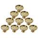 Magnetic Knob Base - Brushed Gold - Soft Brass - Set of 10