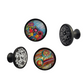 Magnetic Knob Base - Black (aka Oil Rubbed Bronze) - Set of 10