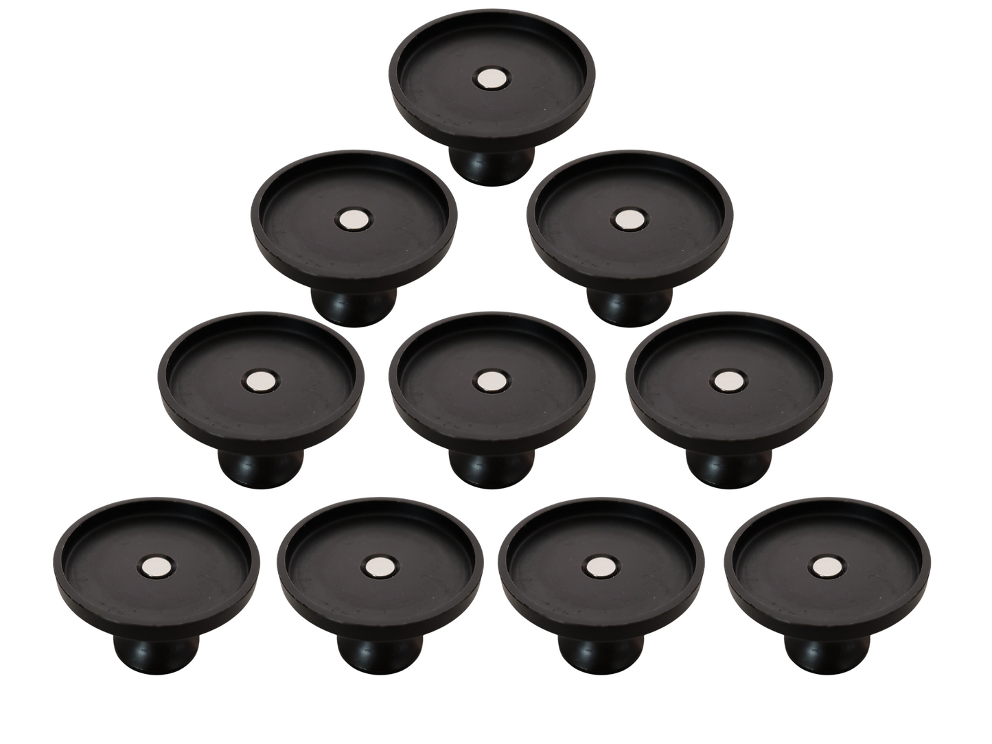 Knob Base - Black (aka Oil Rubbed Bronze) - Set of 10