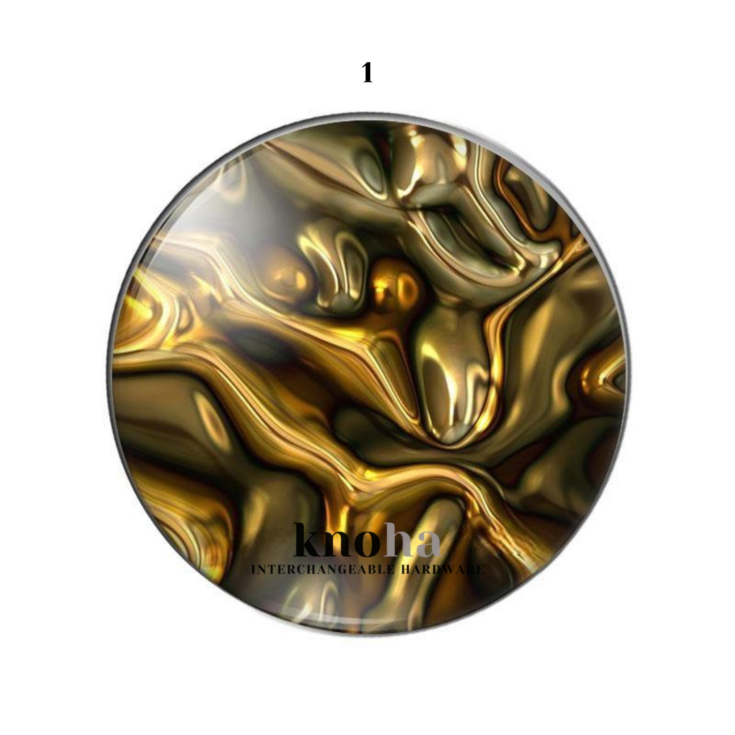 Gold Swirls - Set of 10