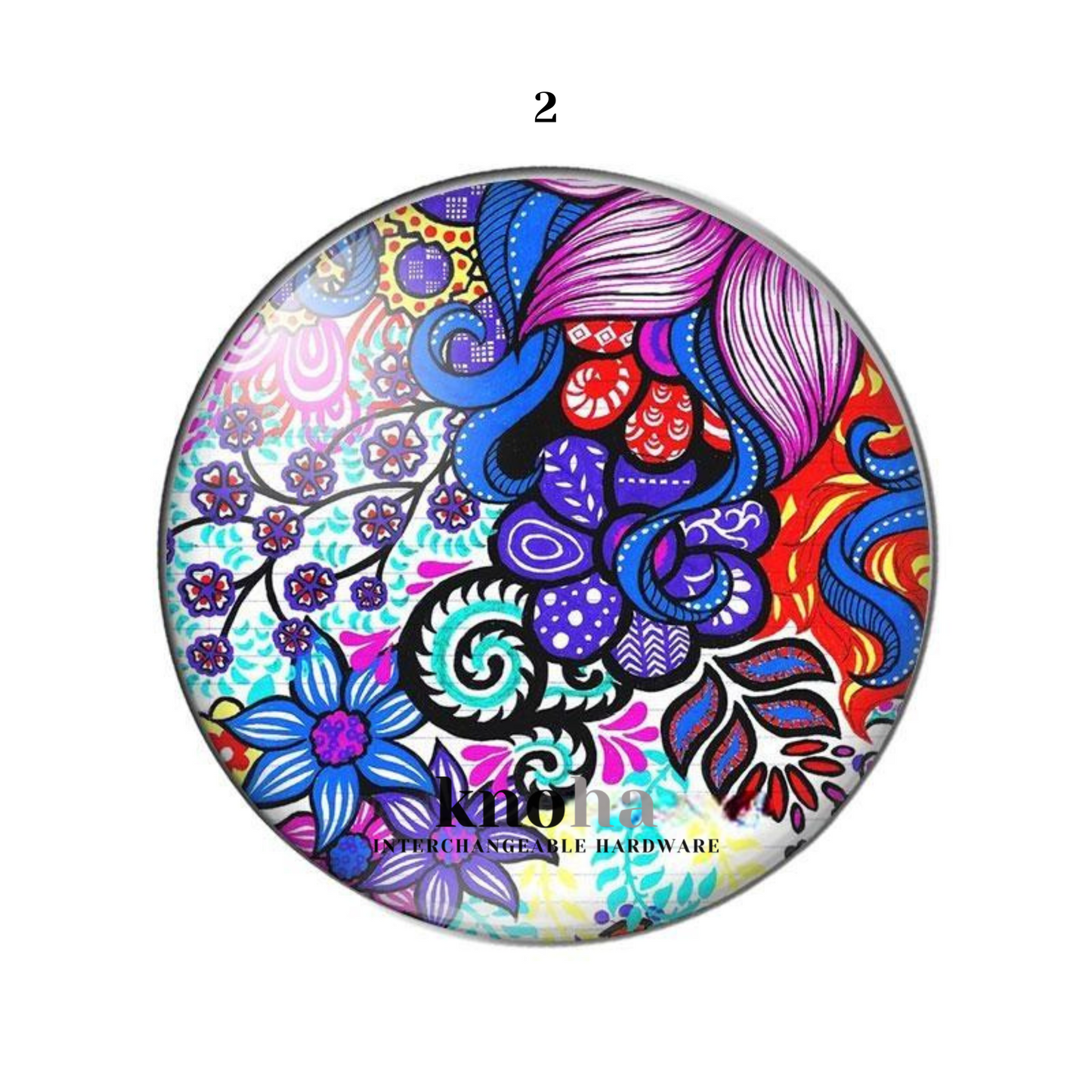 Vibrant Flowers - Set of 10