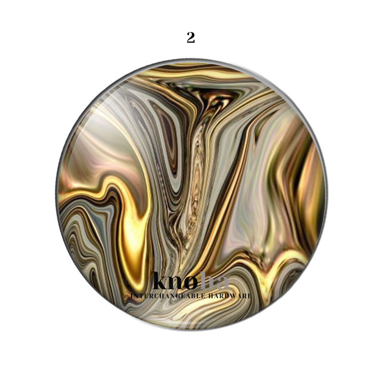 Gold Swirls - Set of 10