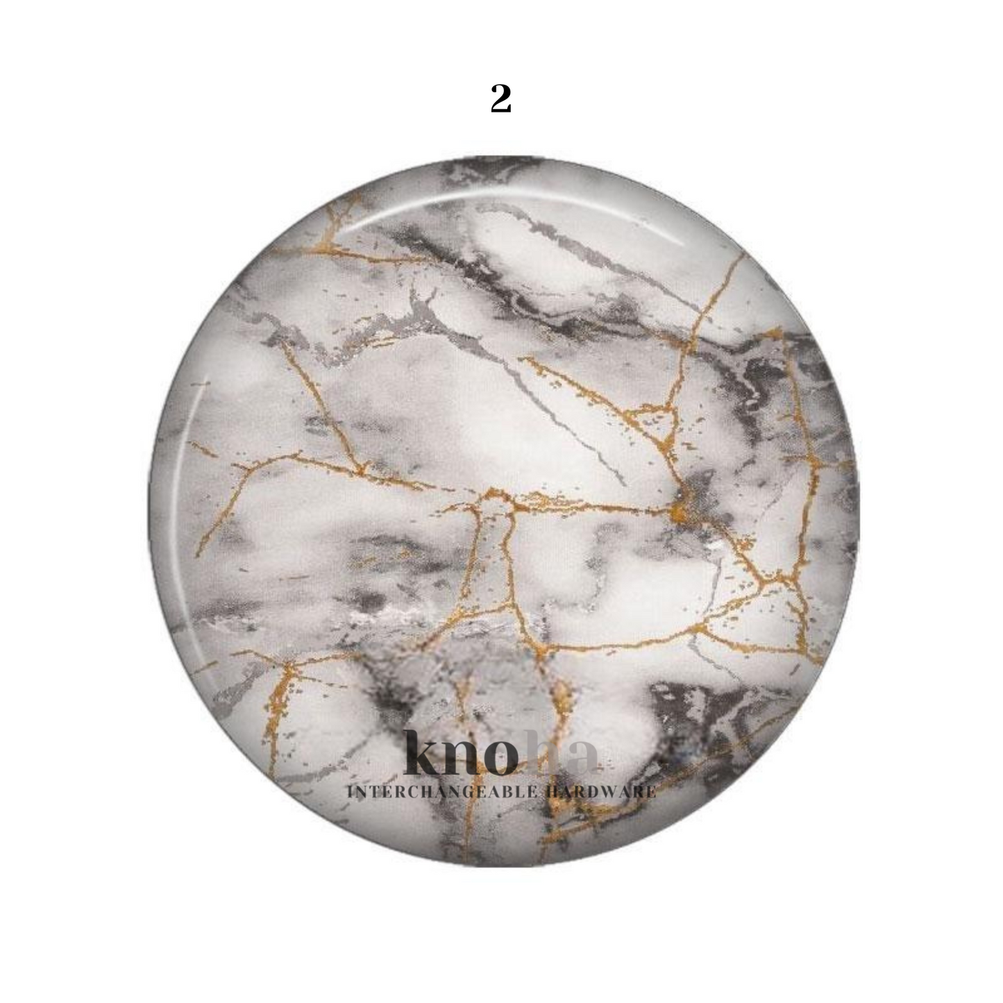 Marble with Gold - Set of 10