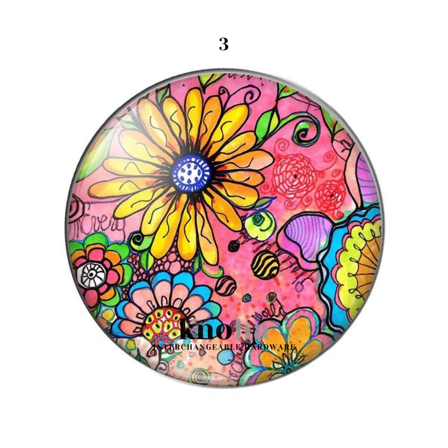 Vibrant Flowers - Set of 10