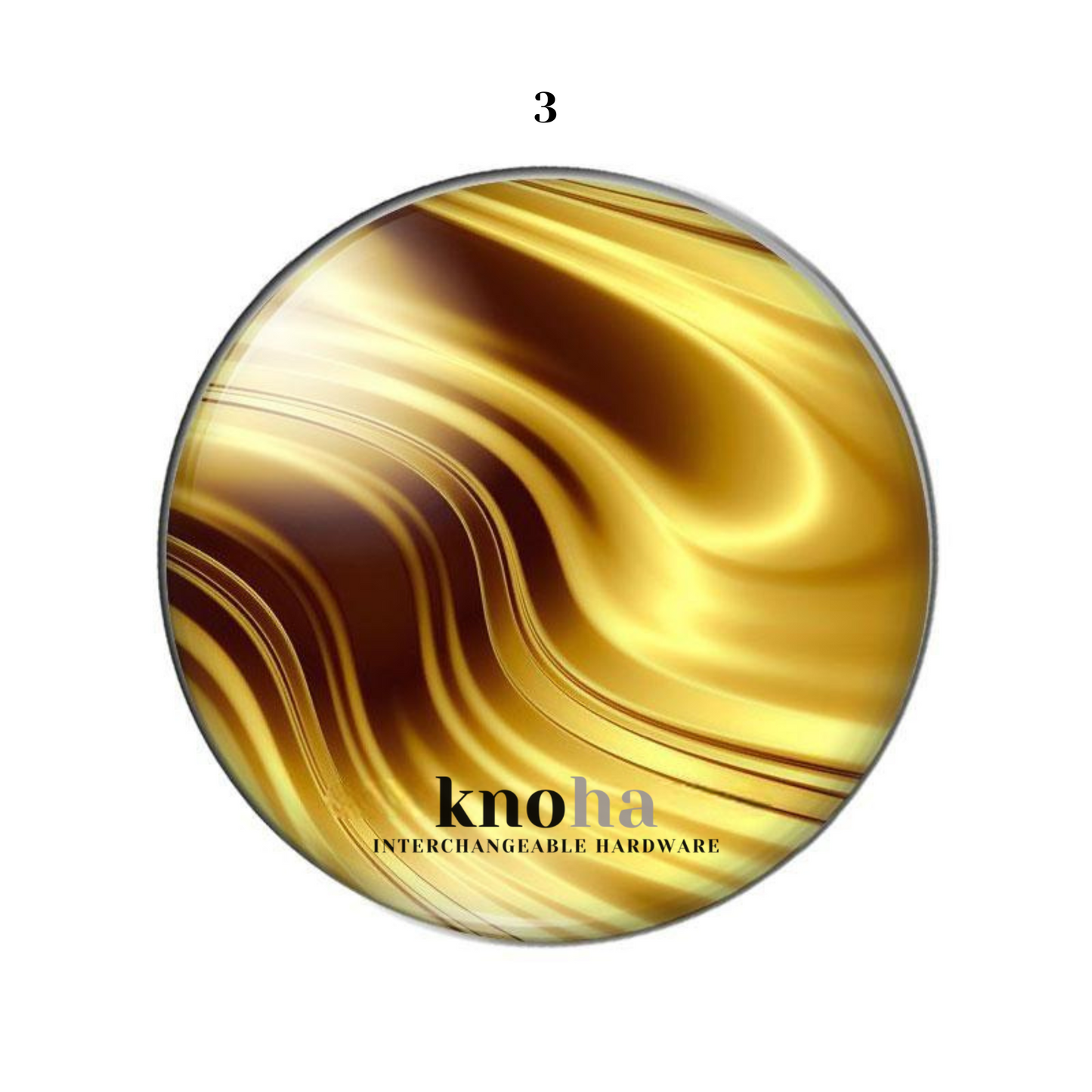 Gold Swirls - Set of 10