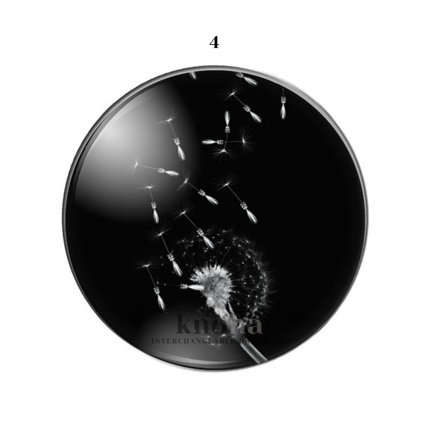 Dandelion - Black and White - Set of 10 *