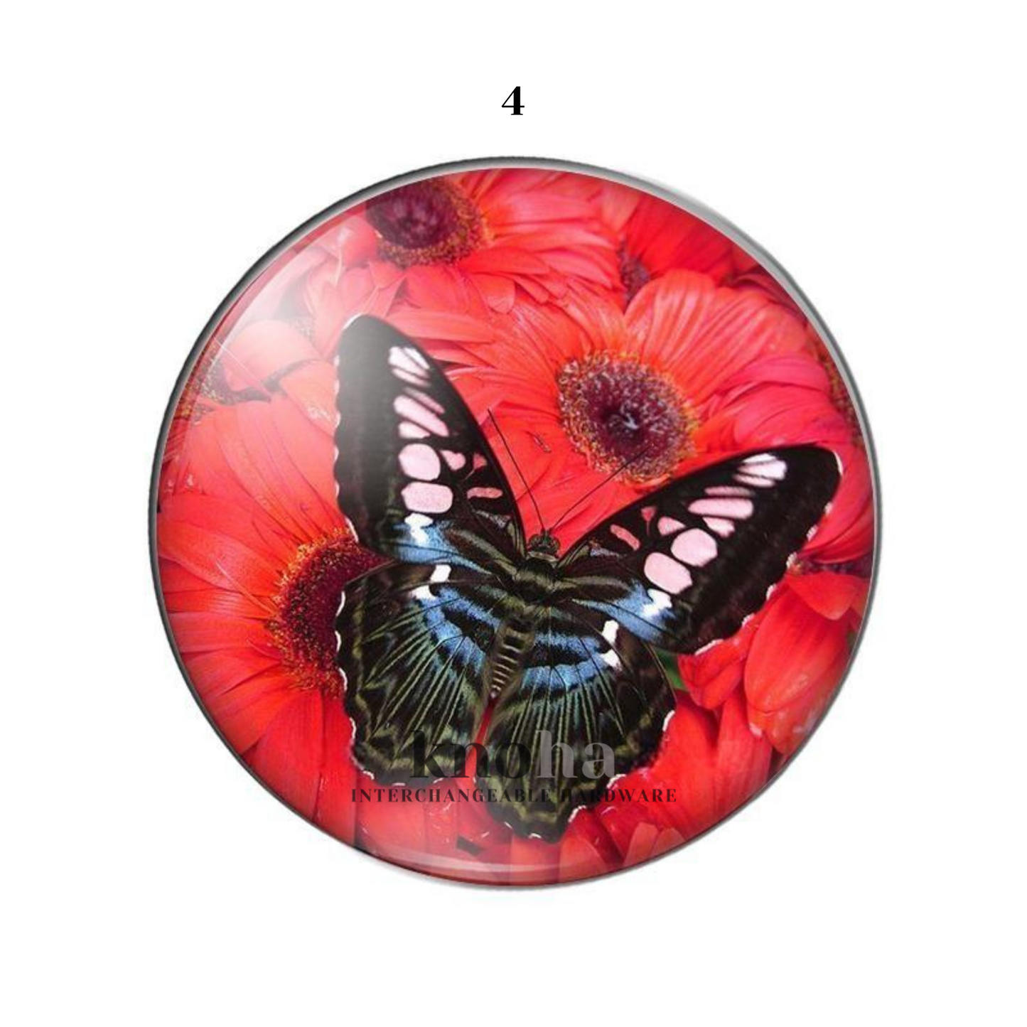 Butterflies in Flowers - Set of 10