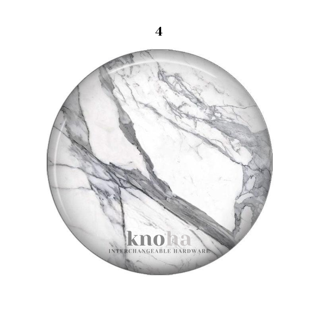 White Marble - Set of 10