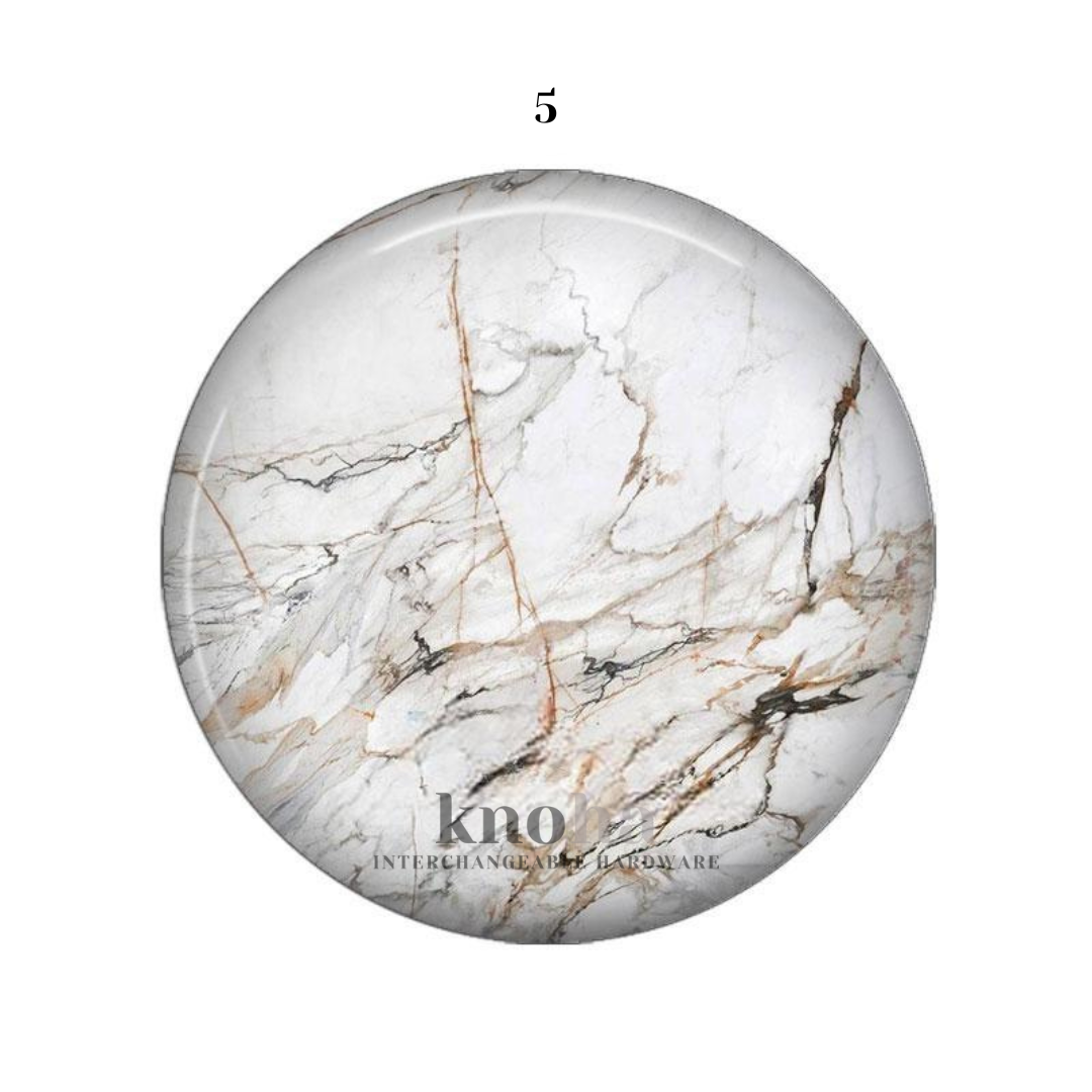 White Marble - Set of 10