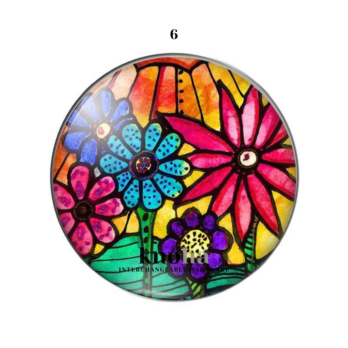 Vibrant Flowers - Set of 10