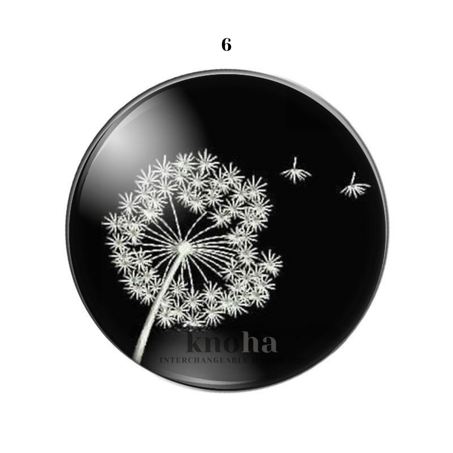 Dandelion - Black and White - Set of 10 *