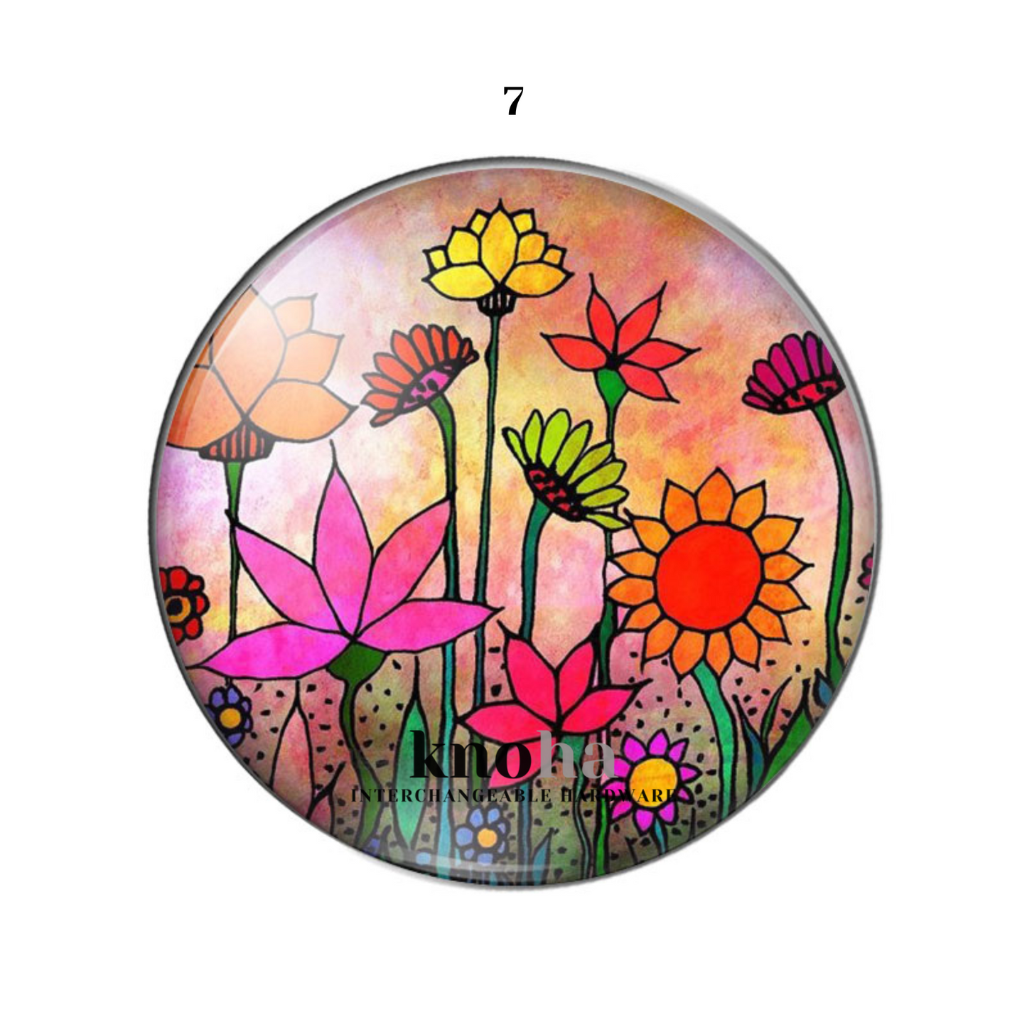 Vibrant Flowers - Set of 10