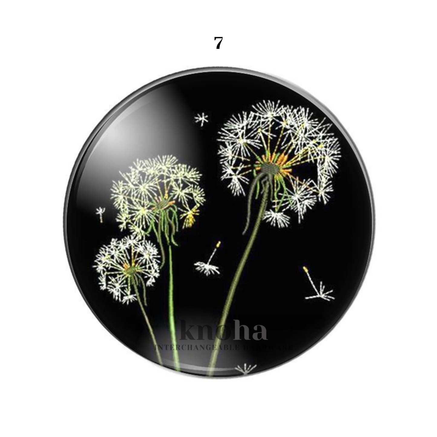 Dandelion - Black and White - Set of 10 *