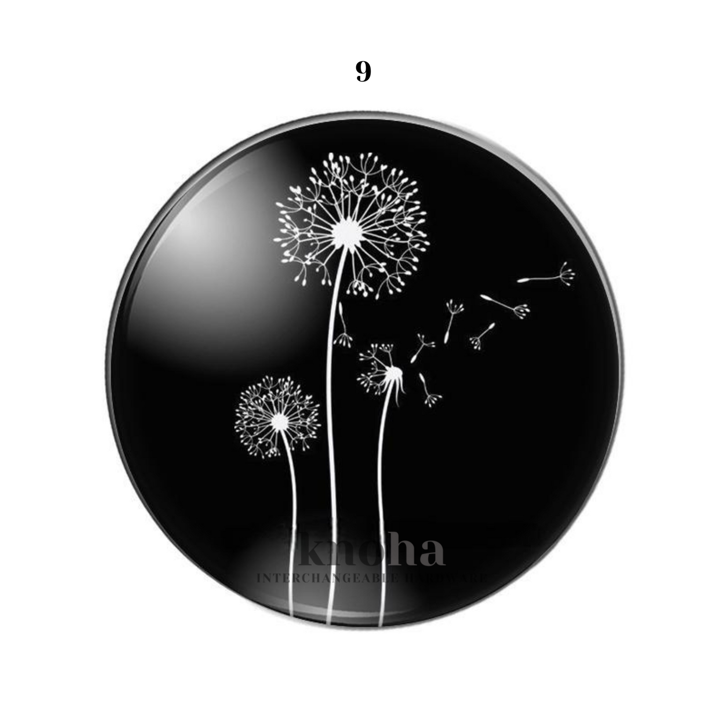 Dandelion - Black and White - Set of 10 *