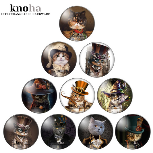 Cats With Hats - Set of 10