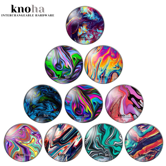 Bright Swirls - Set of 10