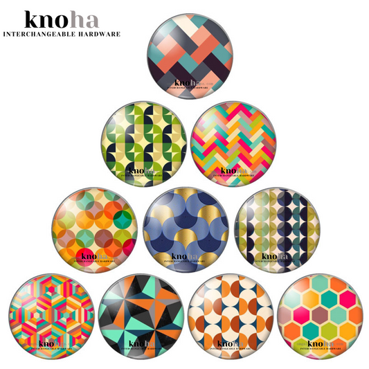 Geometric Colors - Set of 10